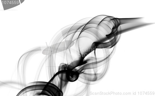 Image of Magic Abstract puff of smoke on white