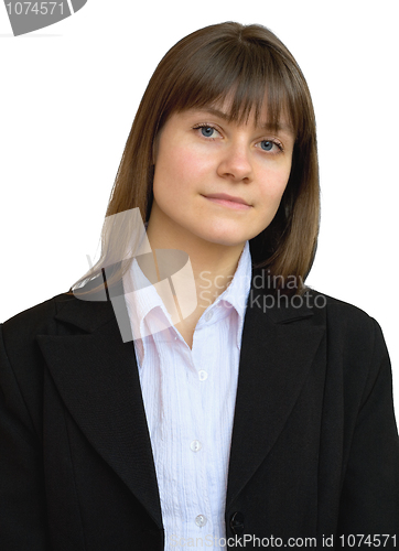 Image of Portrait of the beautiful business girl