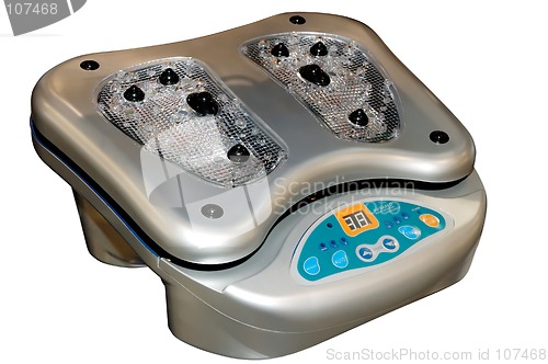 Image of Infrared blood circulation massager device isolated