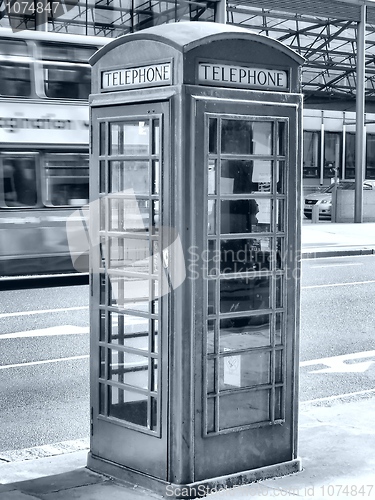 Image of London telephone box