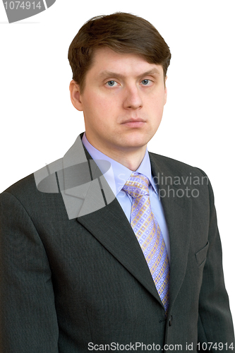 Image of Businessman in a shirt, tie and jacket