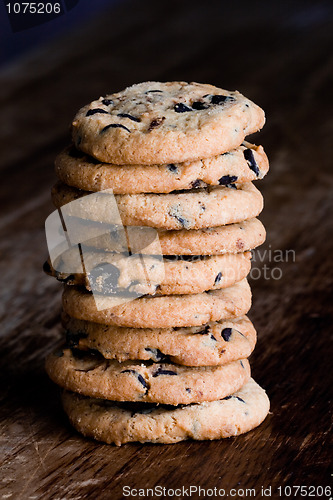 Image of stack of fresh baked cookies