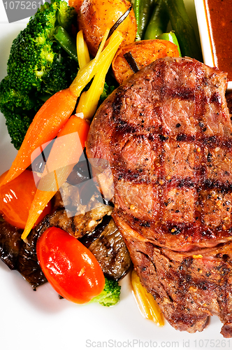 Image of grilled ribeye steak