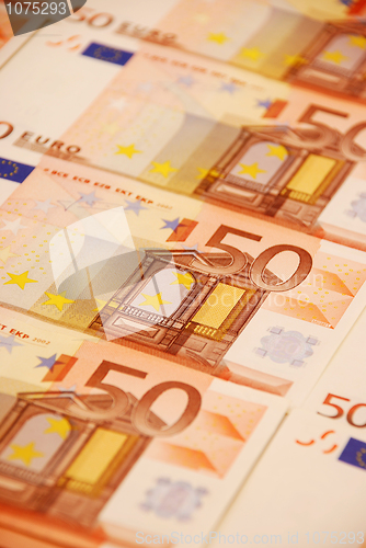 Image of euro banknotes