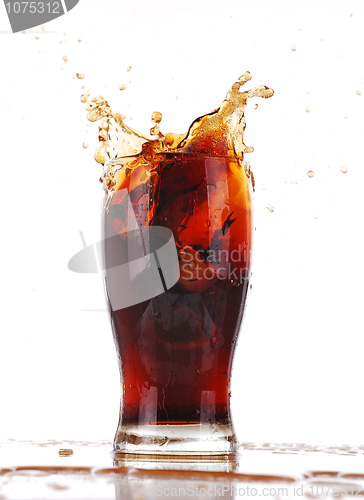 Image of cola splashing 