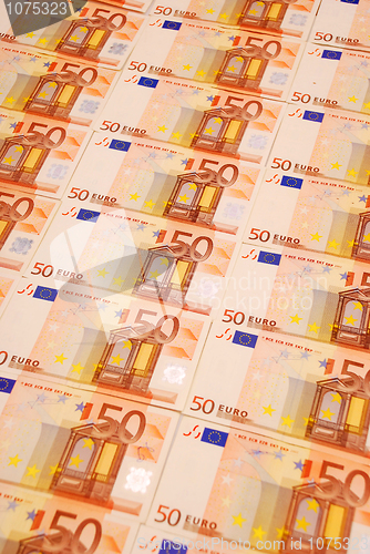 Image of euro banknotes