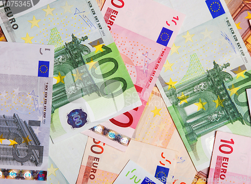 Image of euro banknotes