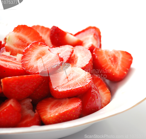 Image of fresh strawberries 