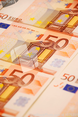 Image of euro banknotes