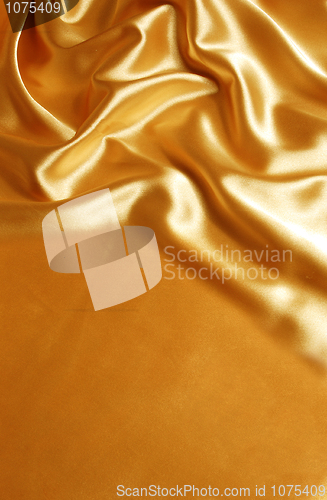 Image of Smooth elegant golden satin 