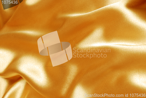 Image of Smooth elegant golden satin