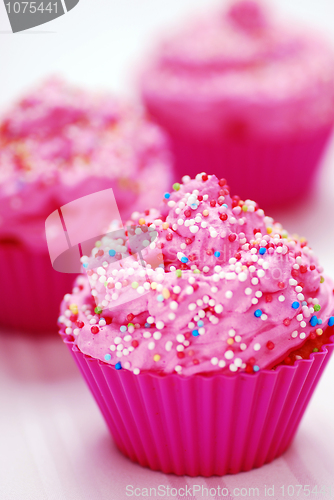 Image of Pink cupcake 