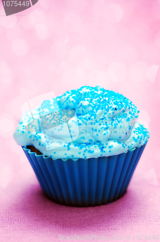 Image of Blue cupcake