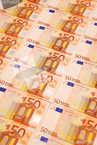 Image of euro banknotes