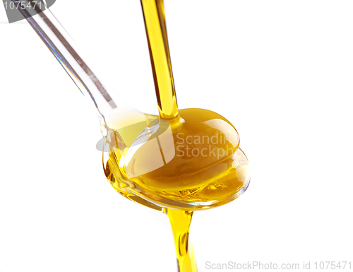 Image of A spoon with an olive 