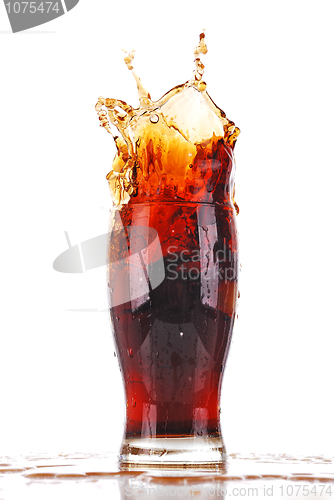 Image of cola splashing 