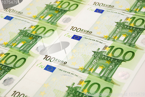 Image of euro banknotes