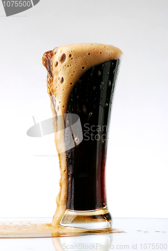 Image of Glass of dark beer