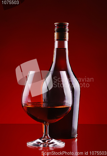 Image of Glass of cognac