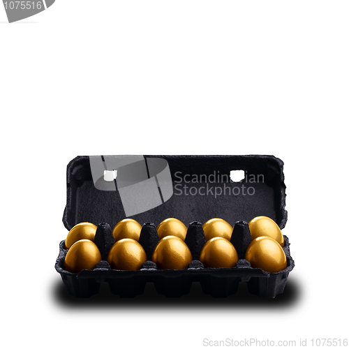Image of golden eggs