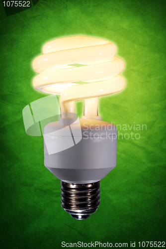 Image of fluorescent light bulb