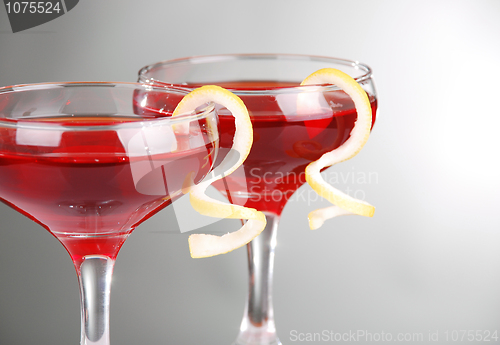 Image of Photo of two Cosmopolitan cocktails 