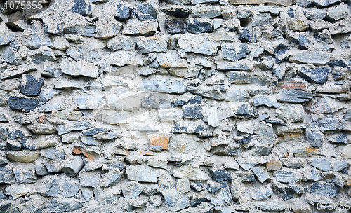 Image of Ancient grunge rough stone wall