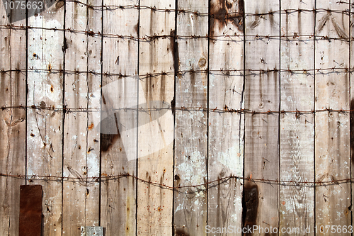 Image of Wooden fence background