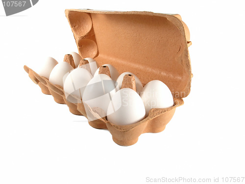 Image of 10 eggs in a box