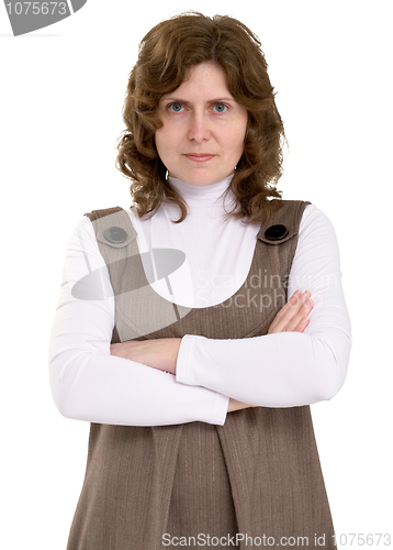 Image of Serious woman