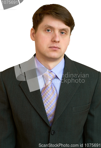 Image of Businessman in a shirt, tie and jacket