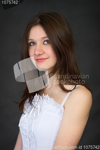 Image of Portrait of the young beautiful girl