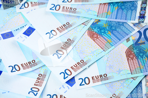 Image of Few banknotes of 20 euro