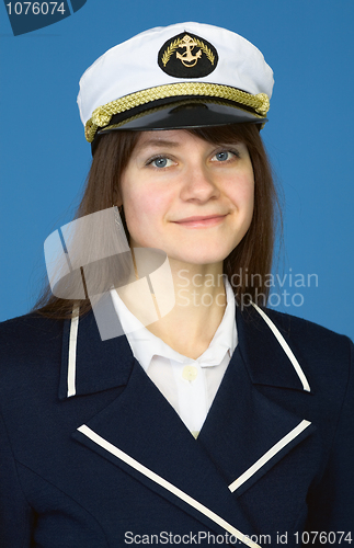 Image of Portrait of the girl - captain