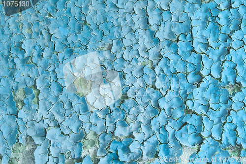 Image of Texture of wall covered cracked paint