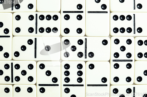 Image of Wall from grey bones of dominoes