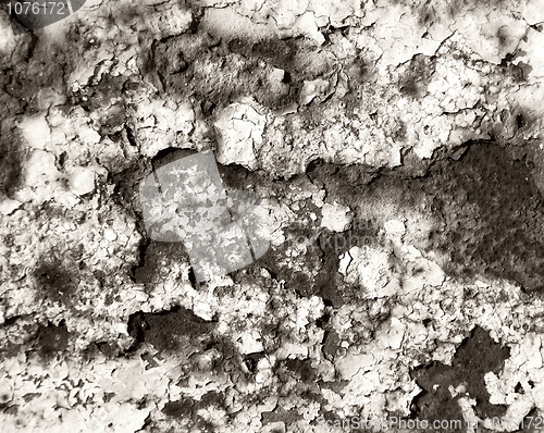 Image of Painted wall with cracks background