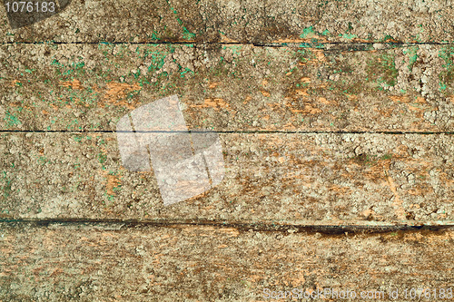 Image of Old wooden wall with stains