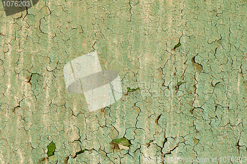 Image of Old damaged paint on a wall