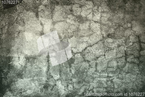 Image of Messy surface of old concrete wall