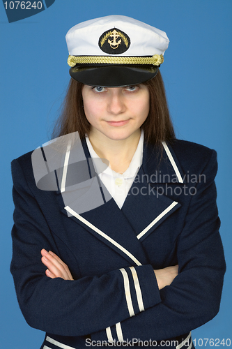 Image of Portrait of the beautiful captain