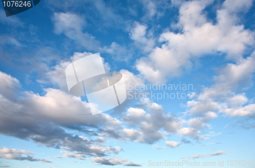 Image of Beautiful clouds in the sky