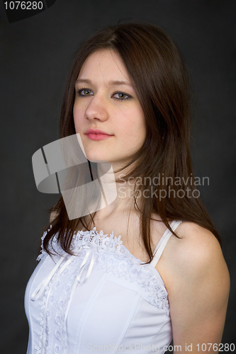 Image of Portrait of the beautiful young woman