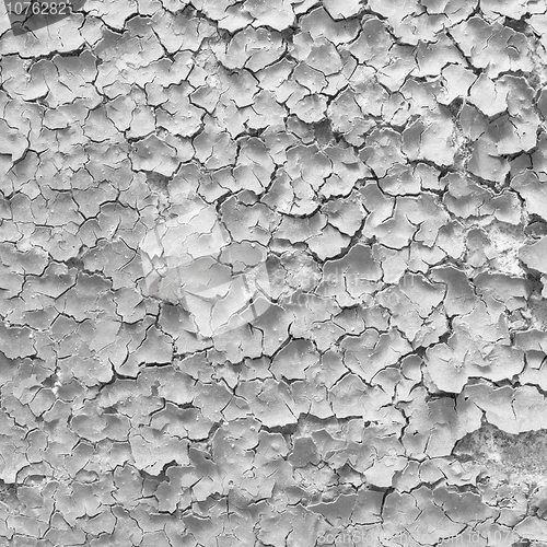 Image of Texture of concrete wall covered cracked paint