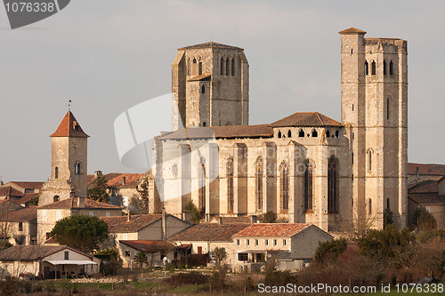 Image of The collegiale of La Romieu, in Gascony.