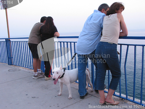 Image of Two couples and a dog Nice, France