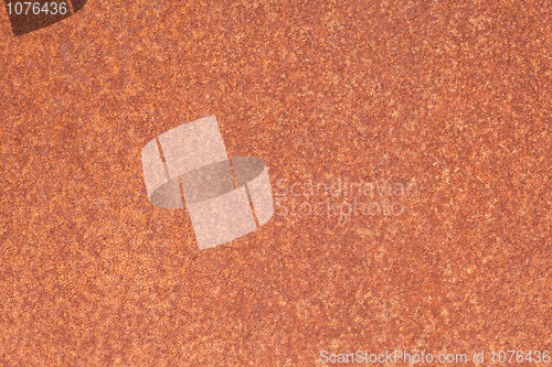 Image of Rusty iron sheet with corrosion stains