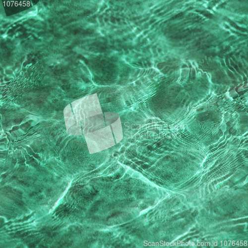 Image of Abstract seamless green texture by sunlight on water surface