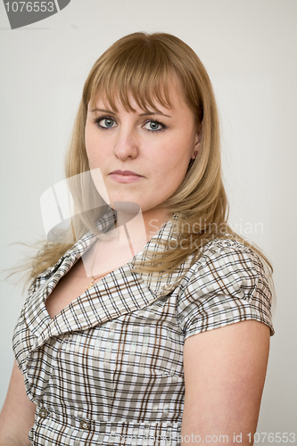 Image of Portrait of the beautiful business girl