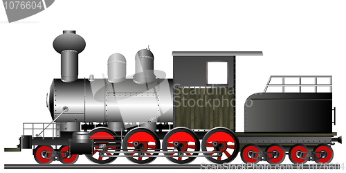 Image of Old style locomotive